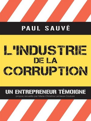 cover image of L'industrie de la corruption